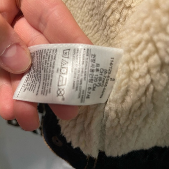 GAP Black and Cream Lightweight Shirt Jacket - Picture 5 of 6